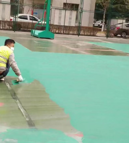 衡水球场地面翻新