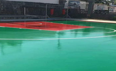 衡水篮球场翻新地面